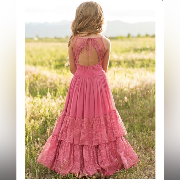 Blush Pink Maxi Dress - Picture 2 of 9